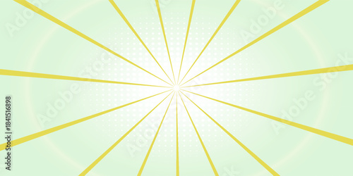 Minimalist soft Abstract Background in Gradient green and white Tones with Circles. Circle effect style geometric, abstract background.