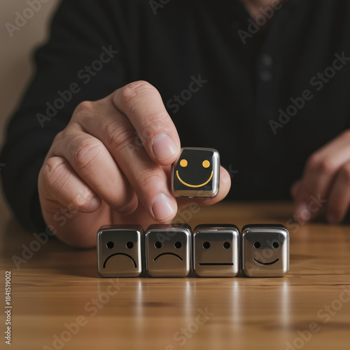 inovasyon, fikir, zeka, ekip çalışması, liderlik, strateji, gelişim, motivasyon, vizyon,tahta kutu,simgeigülen yüz,sıra,dize,