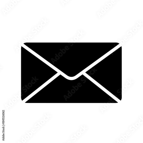 Email envelope icon vector illustration for contact or business communication message symbol on web design