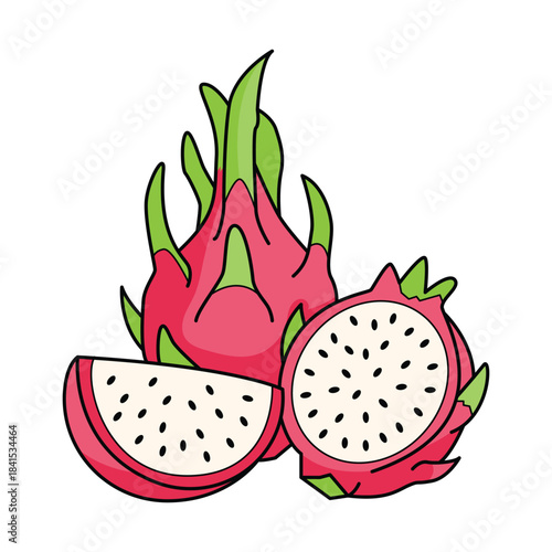 Cutaway Dragon Fruit 