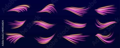 Optic fiber trails twist dynamically, forming luminous waves of energy. Sparks shimmer along every curve vividly. Ideal for futuristic tech designs.