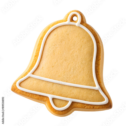 Minimalist Bell Shaped Cookie Christmas Theme