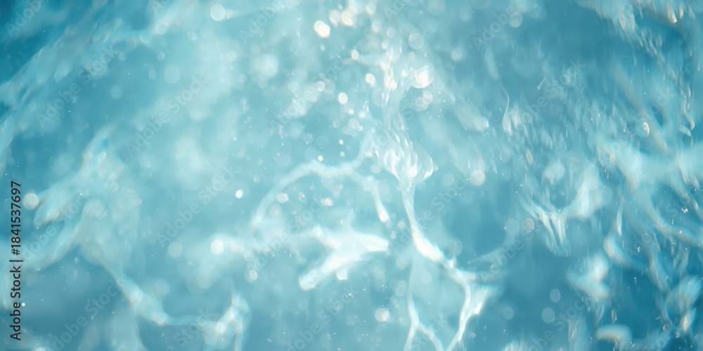 Obraz premium Vintage water bokeh background suitable for editorial header and visual emphasis, Earth Day