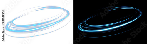 Foto Blue neon ring