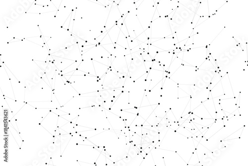 Abstract plexus-style geometric mesh with interconnected dots and lines forming a tech-inspired background.
