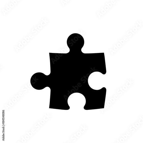 Single Puzzle Piece: A solitary puzzle piece, a symbol of potential solutions and complex problems