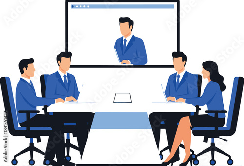 Happy parents and their young child sitting comfortably in a large armchair, enjoying quality family time while reading a book together vector illustration