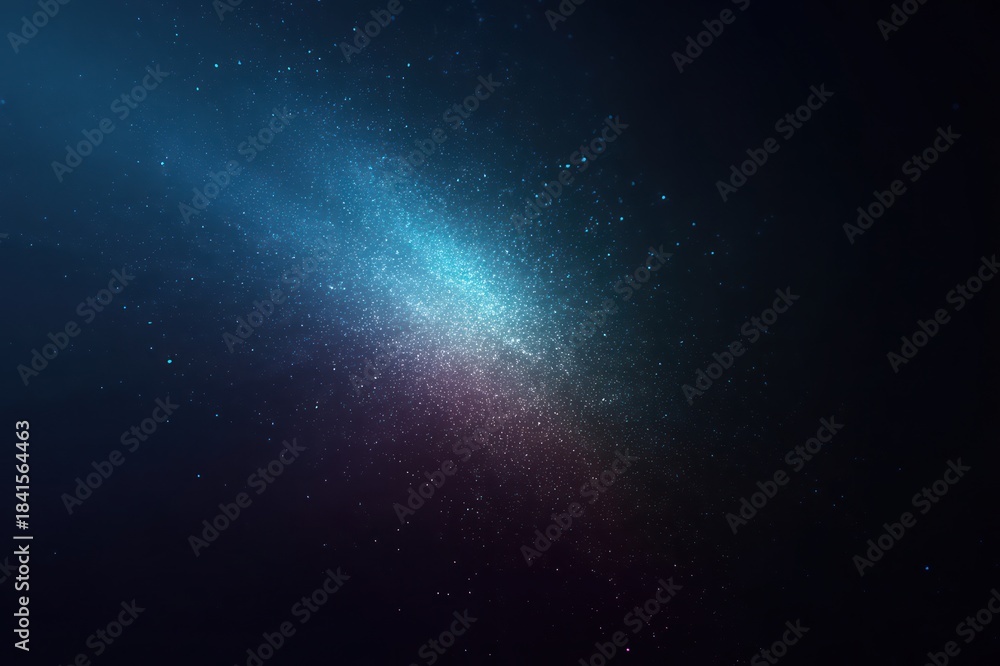 Fototapeta premium Minimal glowing light effects forming a deep space-like gradient