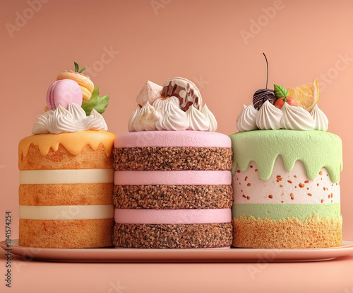 Cake dessert background