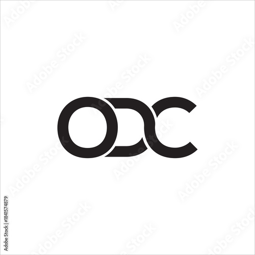 Black odc logo on, simple modern design