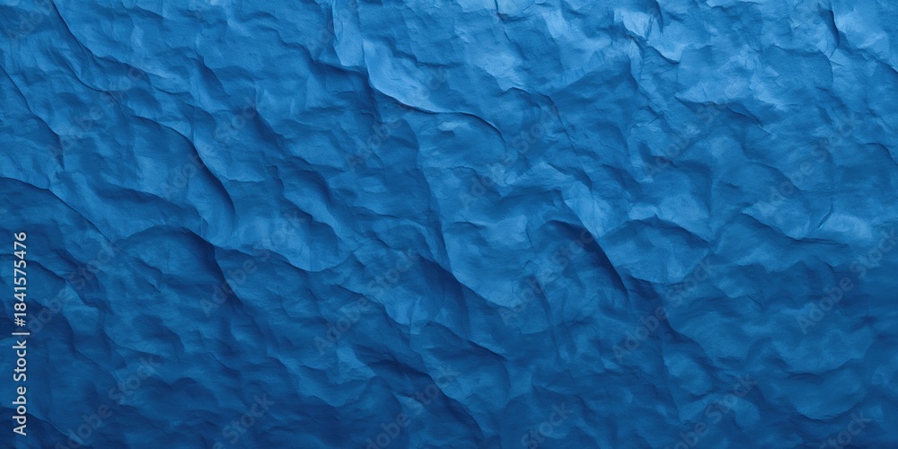 Fototapeta premium Blue background with wavy texture used as a design layout, suitable for editorial or UI backgrounds