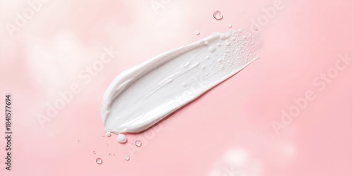 Beauty cream texture, ideal for skincare formulations and cosmetic applications