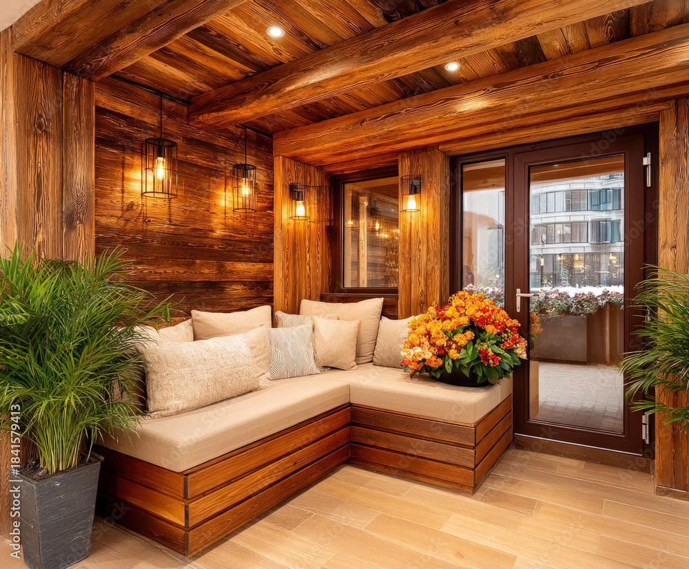 Obraz premium Old traditional sauna