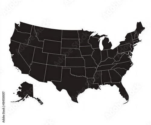 united states silhouette , ...