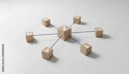 3D padlock and keys connection symbol illustration of business network sphere concept
