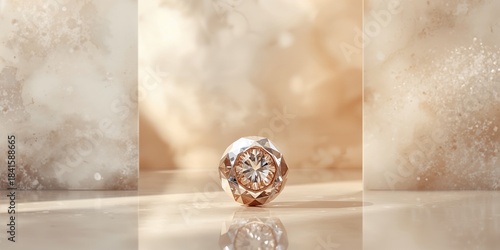 Fototapeta Naklejka Na Ścianę i Meble -  A vibrant geometric background used for graphic design layouts, visual clarity and structure