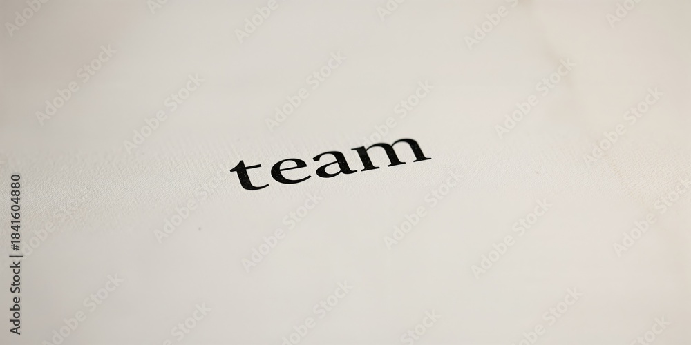 Fototapeta premium Detailed view of an aged English dictionary showing the word team, used as a text layout background
