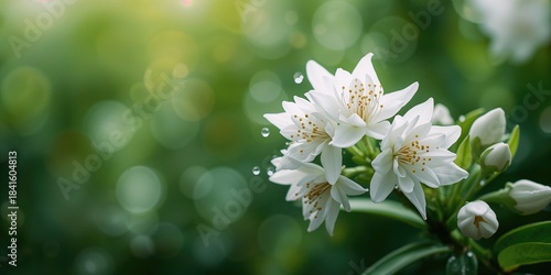 Close up of Osmanthus delavayi flowers in bloom, highlighting seasonal flowering for botanical interest