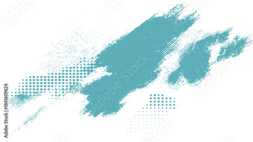 Abstract vector illustration of a man silhouette standing before a dotted world map pattern featuring global continents and pixelated earth borders for business geography design