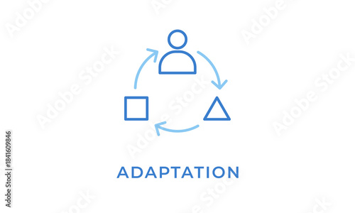 Adaptation Icon Or Logo Isolated Vector Illustration