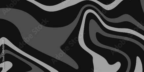 Abstract silk wave pattern texture luxury background. Black marble natural pattern for background, abstract natural marble black and white.  Ink marbling texture. Vector illustration for your design .