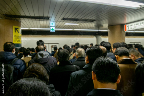 東京の満員電車