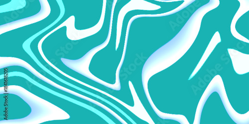 Turquoise color marble pattern. Can be used for design element, wallpaper, abstract background and stretch ceiling decoration. Creative doodle art pattern with different shapes and textures. 