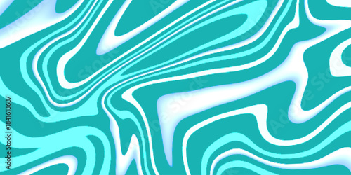 Turquoise color marble pattern. Can be used for design element, wallpaper, abstract background and stretch ceiling decoration. Creative doodle art pattern with different shapes and textures. 