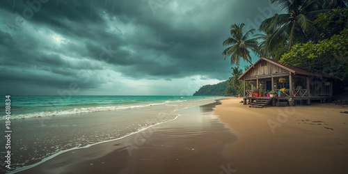 Goa coastal landscape featuring sandy beach and ocean waves, suitable for layout and design backdrops