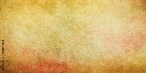 An aged, brown, and antique parchment paper texture with a dirty, stained, grunge, and retro sepia backdrop