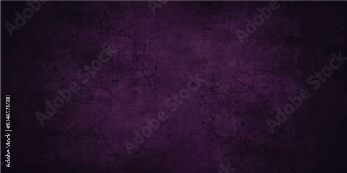 Dark purple grunge wall texture background with vintage aged paper pattern design