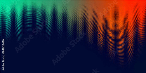 Abstract colorful background with deep blue ocean waves, bright sunlight rays, and a dynamic underwater motion design pattern