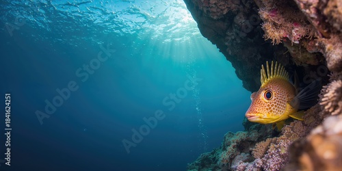 Sargocentron diadema in a c...