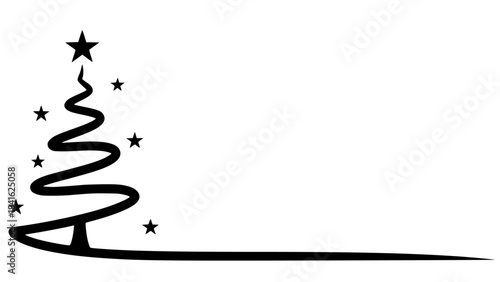 Christmas Tree Silhouette Vector