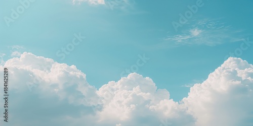Sky and clouds in a digital...