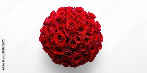 A large bouquet of roses di...