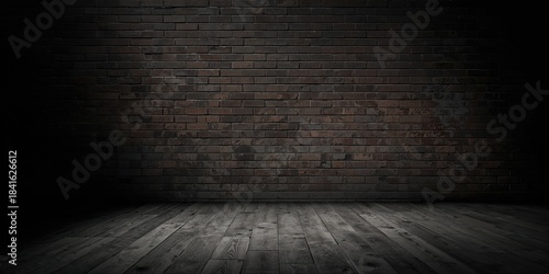Dark interior with tiled fl...