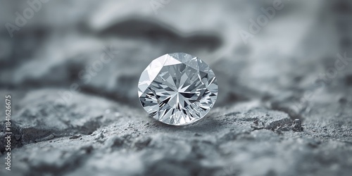 Natural rough diamond embed...