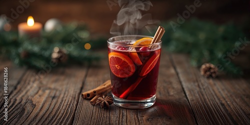 Spiced mulled wine infused ...