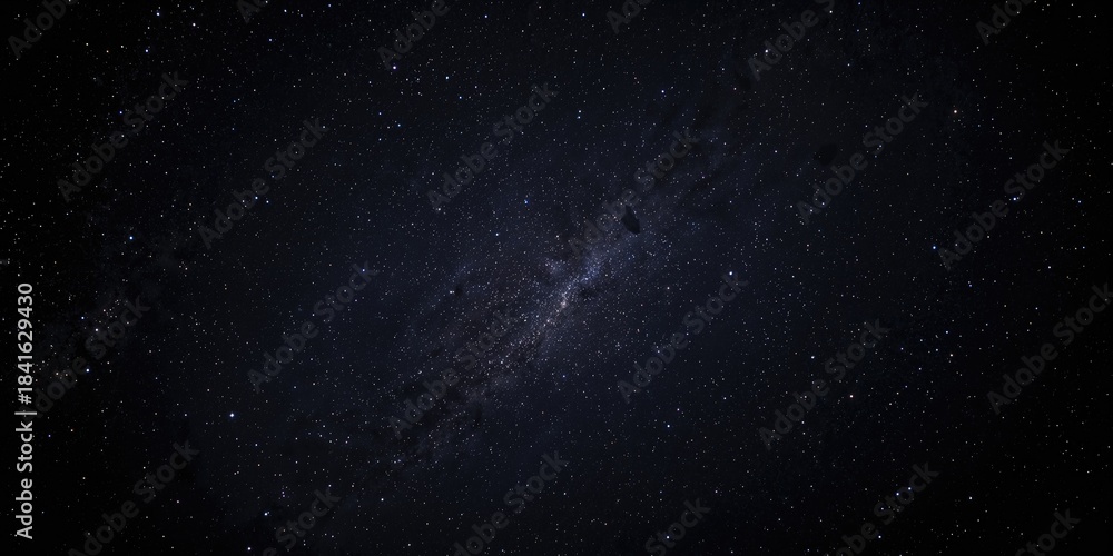 Fototapeta premium Night sky filled with stars, serving as a serene backdrop for astronomy enthusiasts