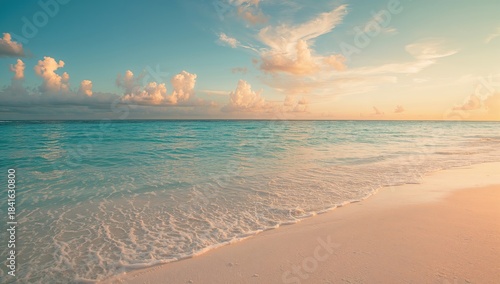Ocean landscape artwork wit...