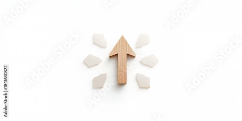 White background with an ou...