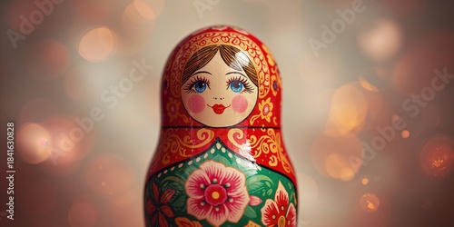 Wooden nesting doll with in...