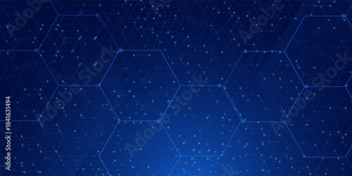 Abstract dot white blue pattern gradient texture technology background.eps10
