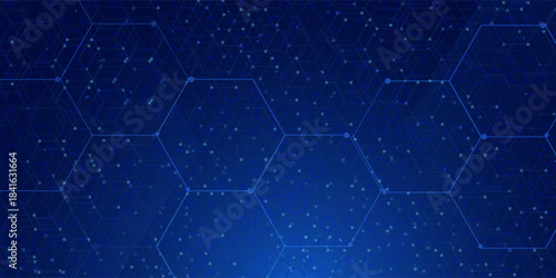 Abstract dot white blue pattern gradient texture technology background.eps10