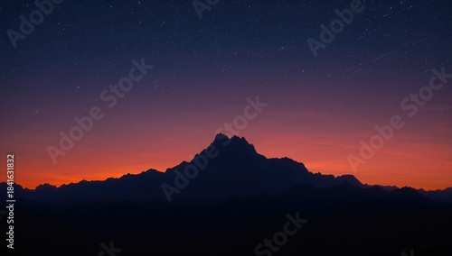 Alps mountain range with co...