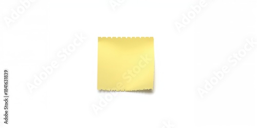 Isolated yellow adhesive la...
