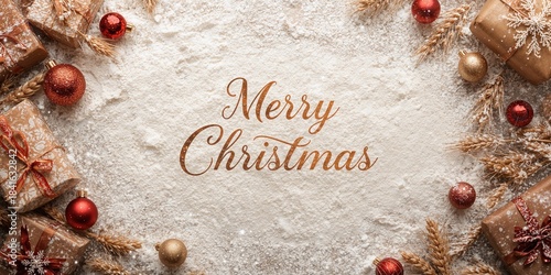 Inscription Merry Christmas...