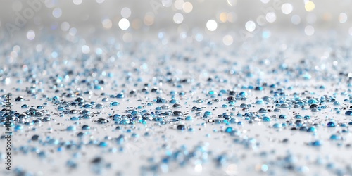 Drops of color on the floor...