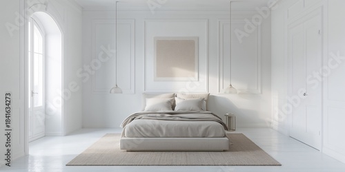 Scandinavian-inspired white...